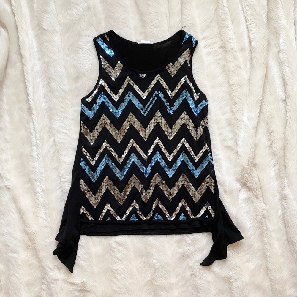 Kids sequins tank top